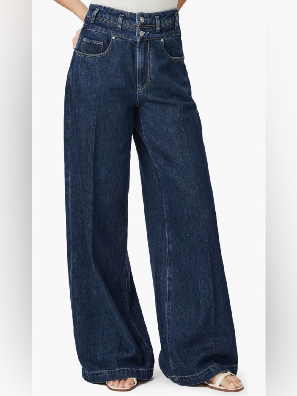 New PAGE  portia double waistband jeans ( enzo distressed) SIZE 29 $259 - Picture 4 of 7